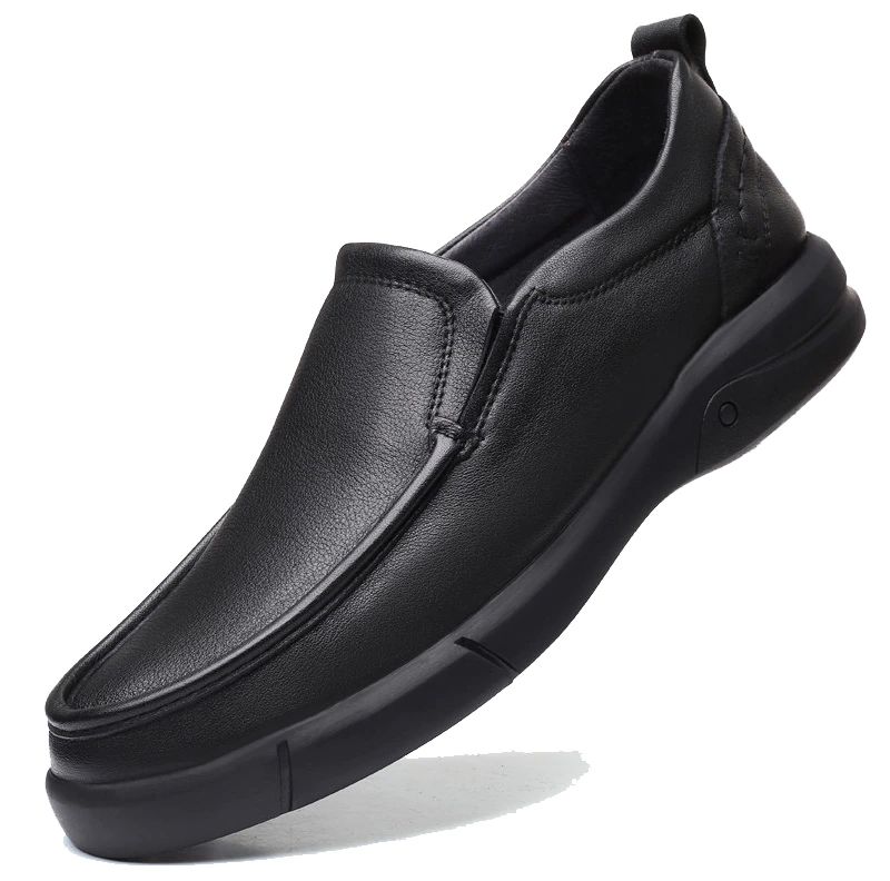 Dipper Męskie Mokasyny Eleganckie Buty - Czarny