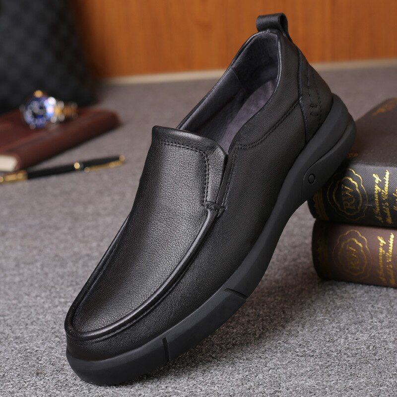 Dipper Męskie Mokasyny Eleganckie Buty - Czarny