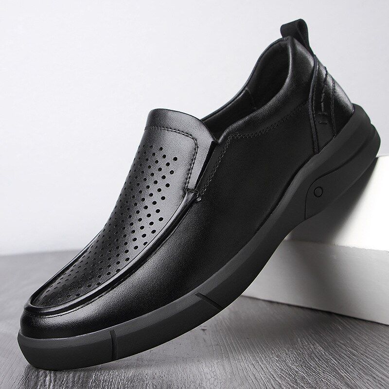 Dipper Męskie Mokasyny Eleganckie Buty - Czarny