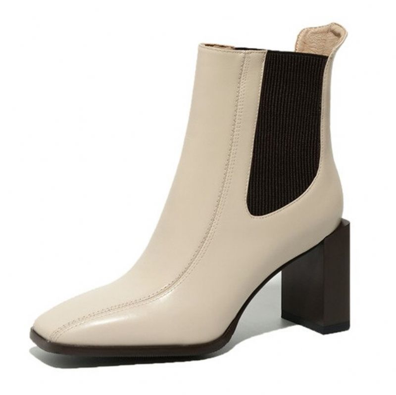Dixie Boots Ankle Height - Beżowy