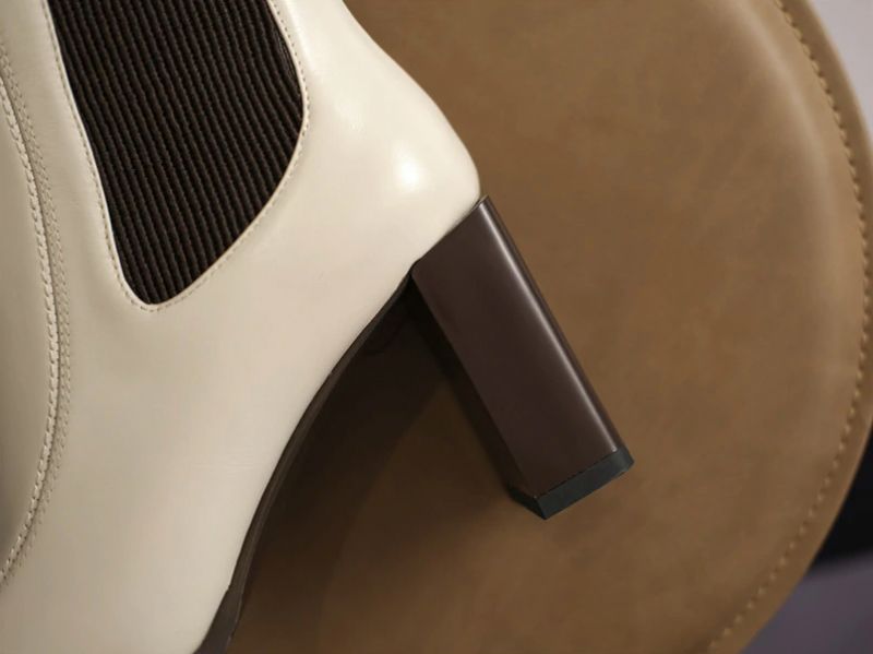 Dixie Boots Ankle Height - Beżowy