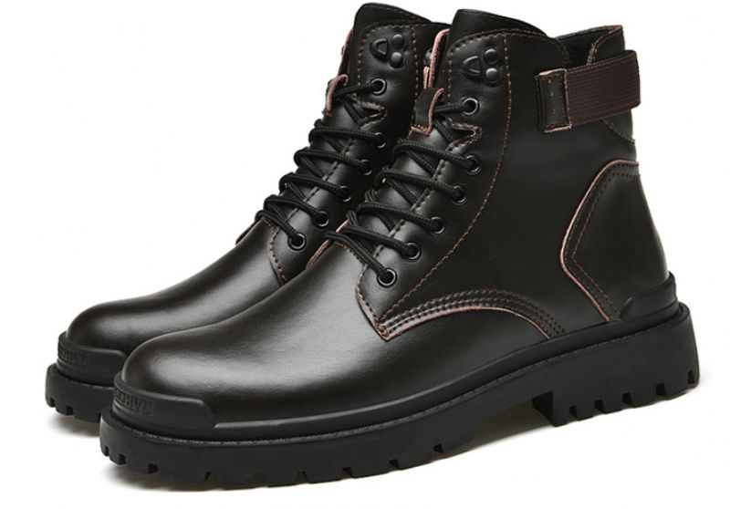 Doherty Męskie Buty Śnieżne - Czarny