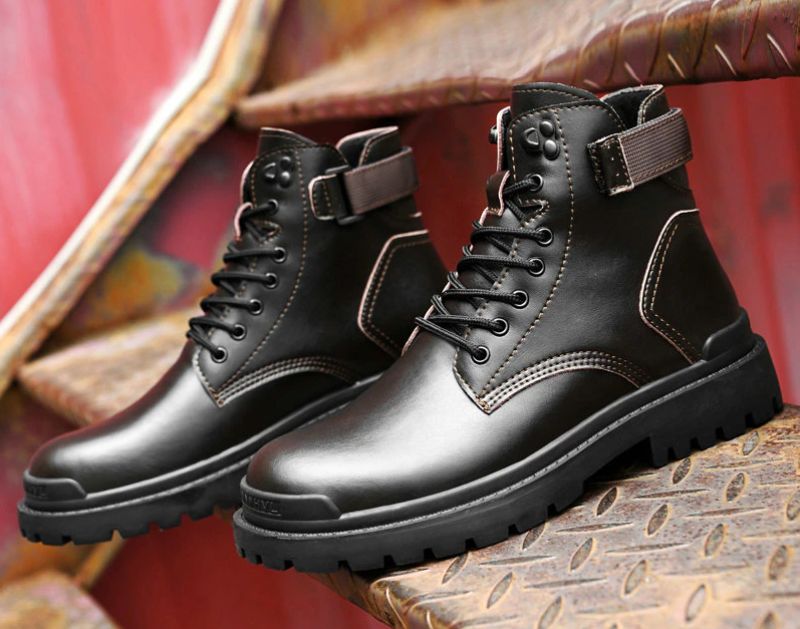 Doherty Męskie Buty Śnieżne - Czarny