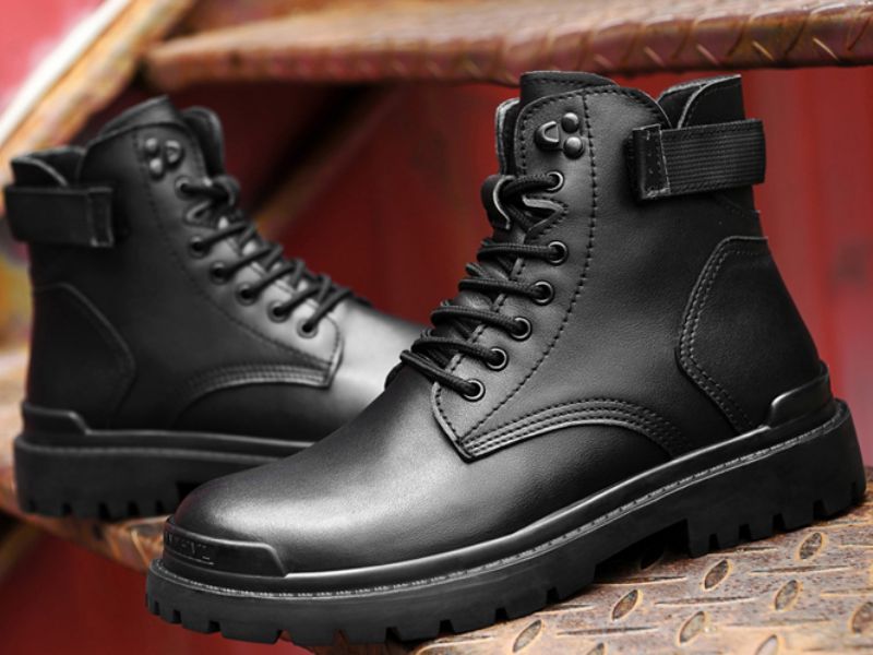 Doherty Męskie Buty Śnieżne - Czarny