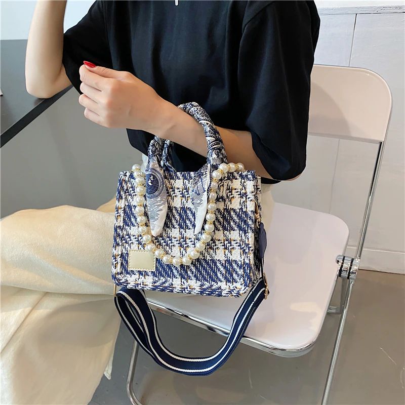 Dooney Damska Designerska Torebka Crossbody - Niebieski Mały