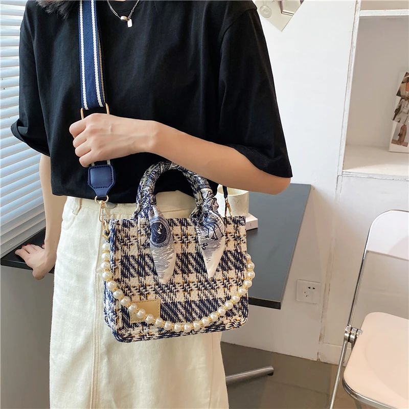 Dooney Damska Designerska Torebka Crossbody - Niebieski Mały