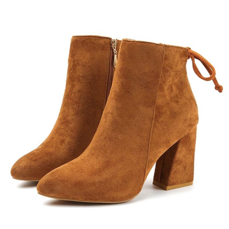 Dorotea Damskie Buty Do Kostki - Żółty
