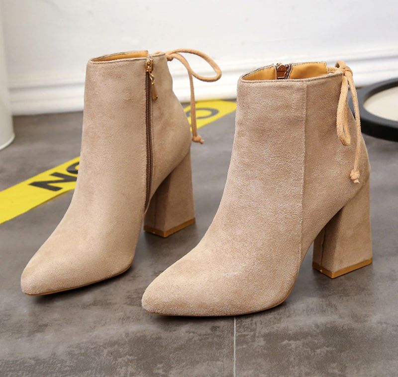 Dorotea Damskie Buty Do Kostki - Żółty
