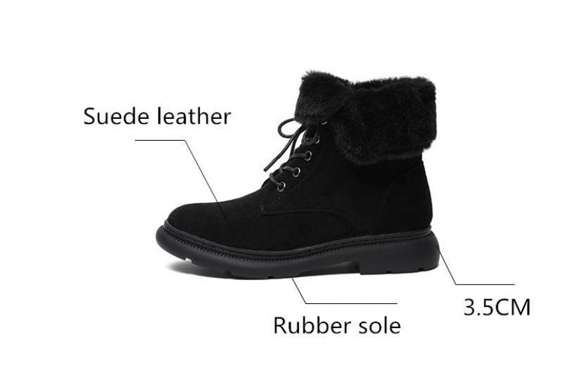 Dorsal Damskie Buty Do Połowy Łydki - Czarny