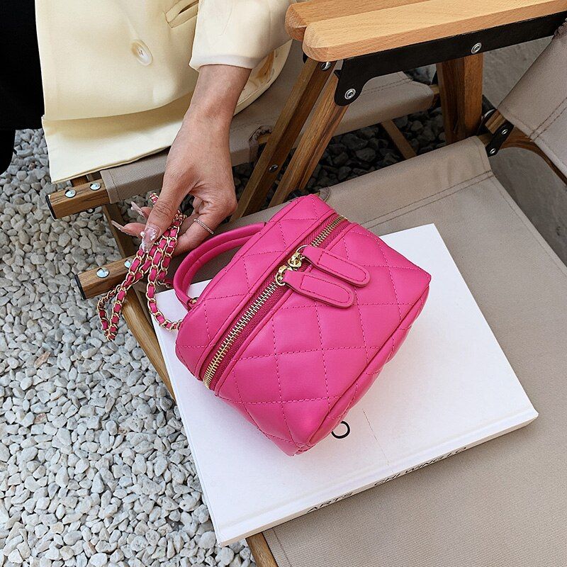 Dory Damska Mini Skórzana Torebka Typu Crossbody - Zielony
