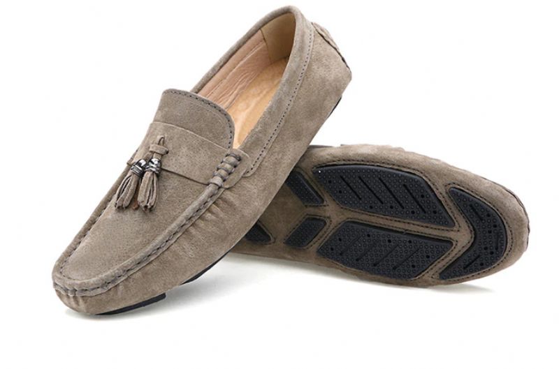 Draco Męskie Buty Loafers - Szary