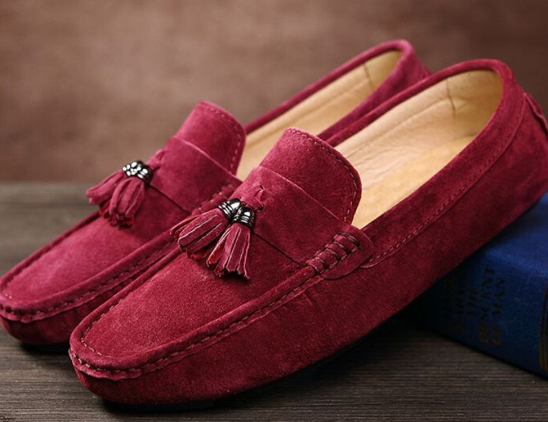 Draco Męskie Buty Loafers - Szary