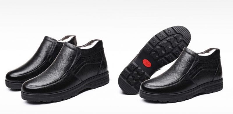 Drax Męskie Buty Zimowe - Czarne