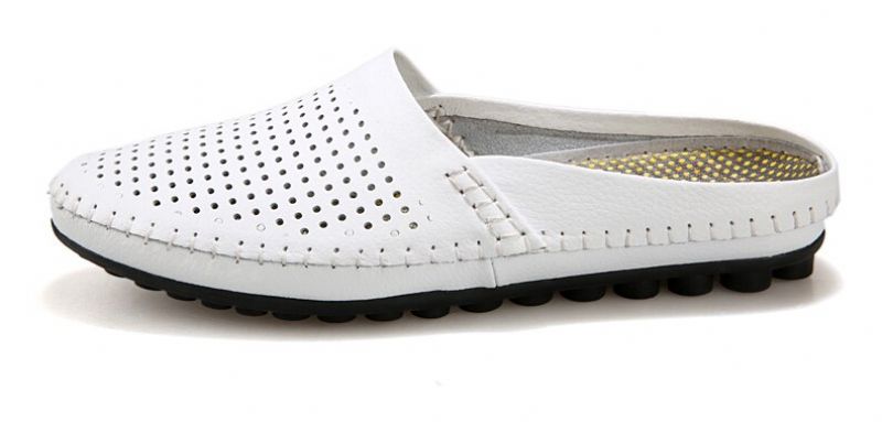 Driss Męskie Casual Slippers - Biały