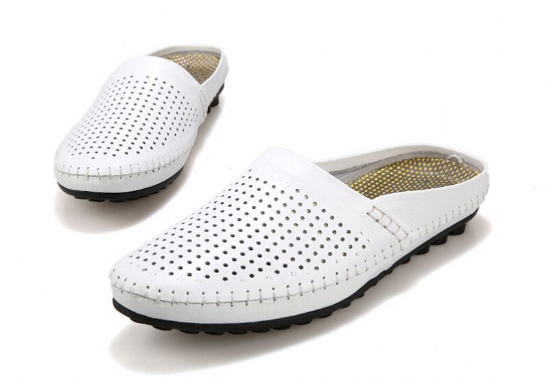 Driss Męskie Casual Slippers - Biały