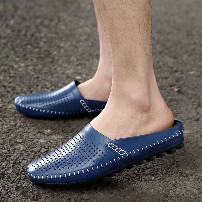 Driss Męskie Casual Slippers - Biały