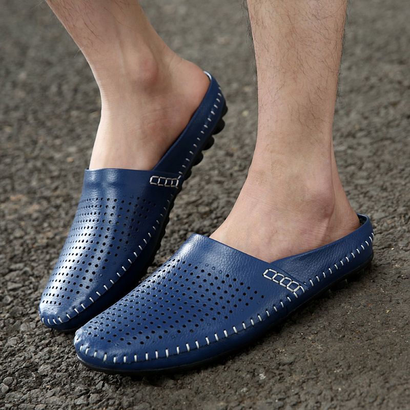 Driss Męskie Casual Slippers - Biały