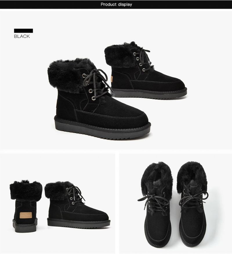 Duena Damskie Buty Śnieżne - Morelowy