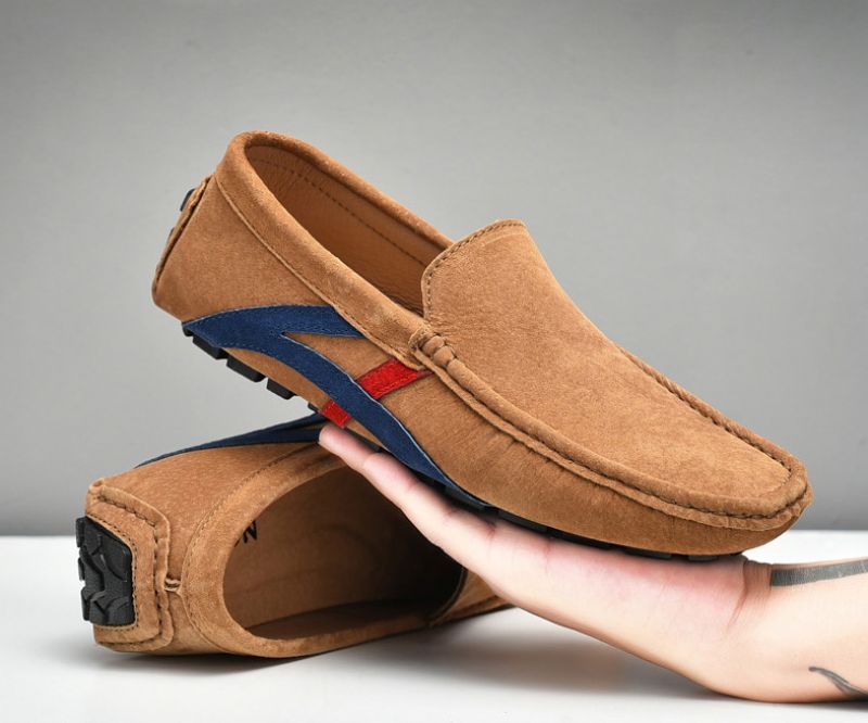 Dynamo Męskie Mokasyny Casualowe Buty - Brązowy