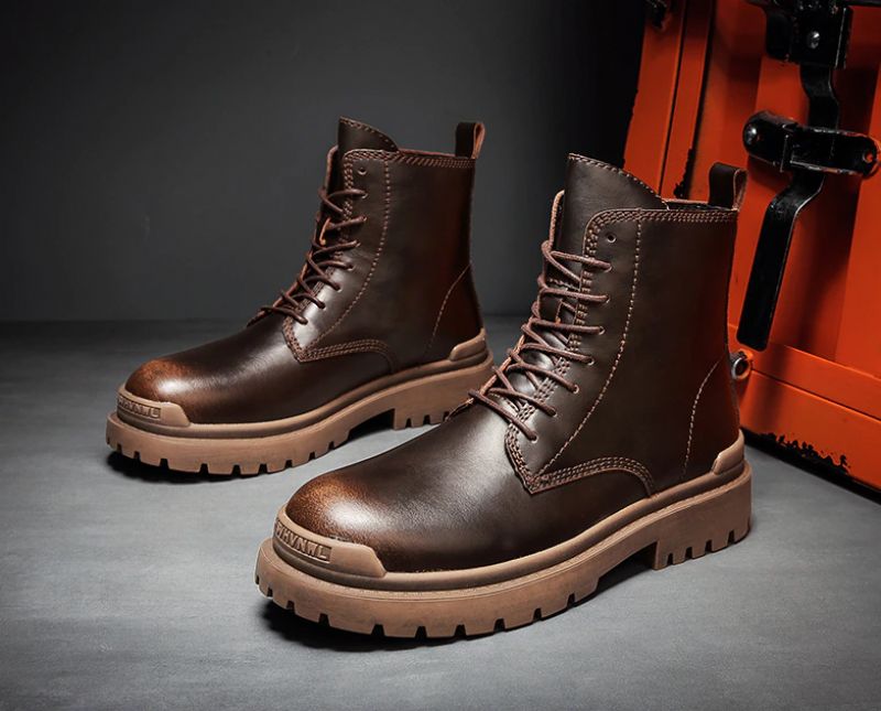 Edesio Męskie Buty - Brązowy