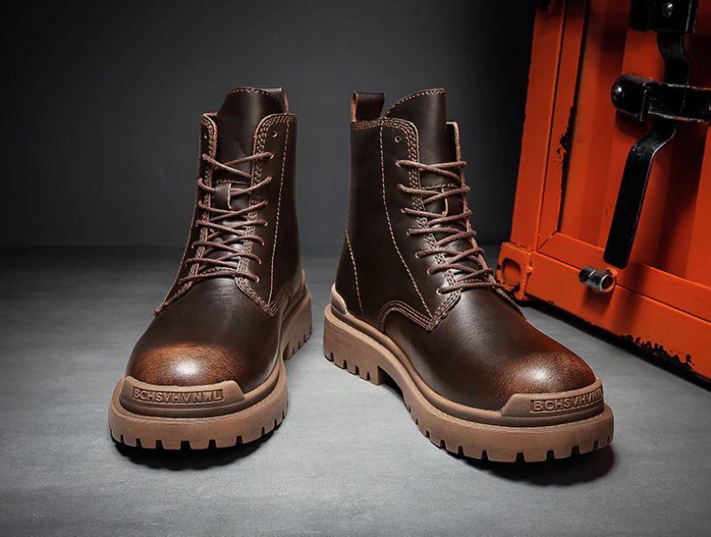 Edesio Męskie Buty - Brązowy