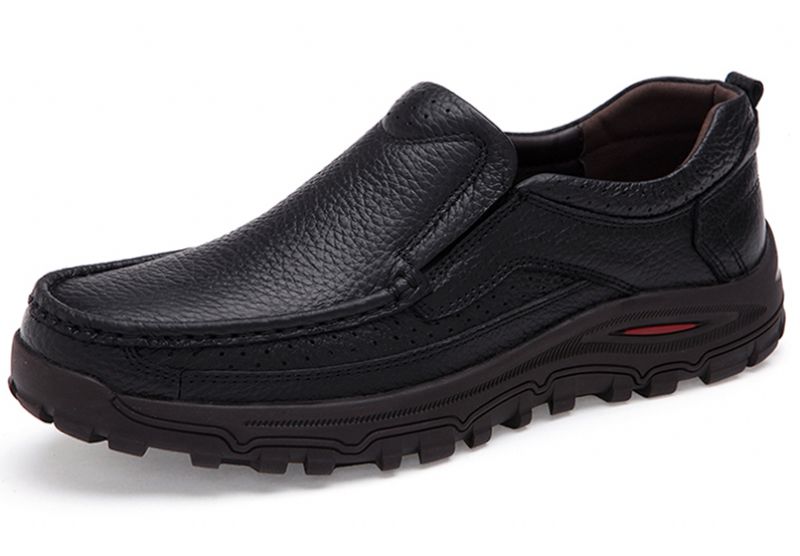 Eimar Męskie Mokasyny Eleganckie Buty - Czarny