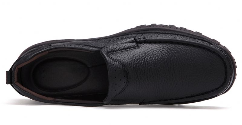 Eimar Męskie Mokasyny Eleganckie Buty - Czarny