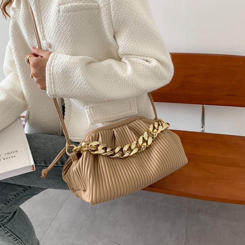 Eimy Damska Gruba Łańcuszkowa Torebka Crossbody - Duży Zielony