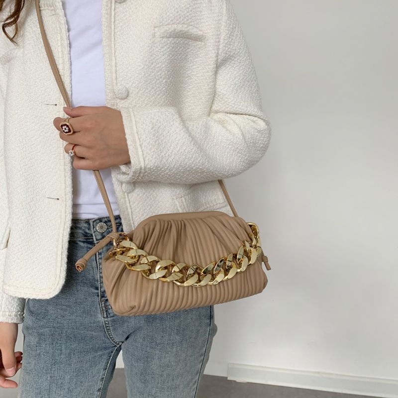 Eimy Damska Gruba Łańcuszkowa Torebka Crossbody - Duży Zielony