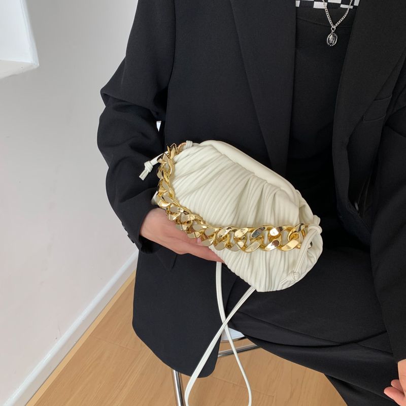 Eimy Damska Gruba Łańcuszkowa Torebka Crossbody - Duży Zielony