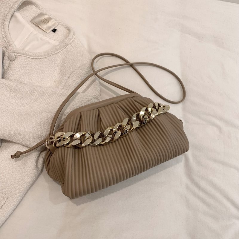 Eimy Damska Gruba Łańcuszkowa Torebka Crossbody - Duży Zielony