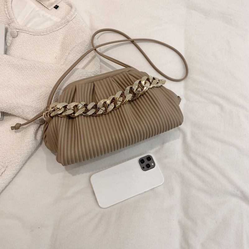 Eimy Damska Gruba Łańcuszkowa Torebka Crossbody - Duży Zielony