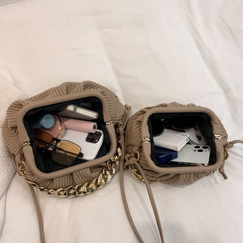 Eimy Damska Gruba Łańcuszkowa Torebka Crossbody - Duży Zielony