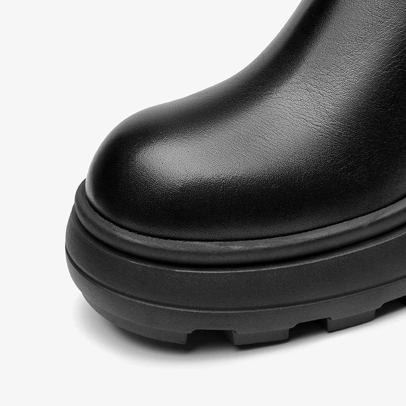 Eira Damskie Buty Zimowe Z Gumką - Czarny