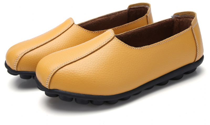 Ela Damskie Buty Typu Soft Fashion Oxford Flat - Czarny