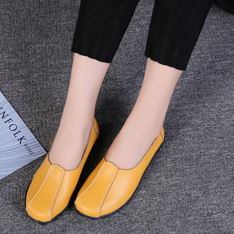 Ela Damskie Buty Typu Soft Fashion Oxford Flat - Czarny