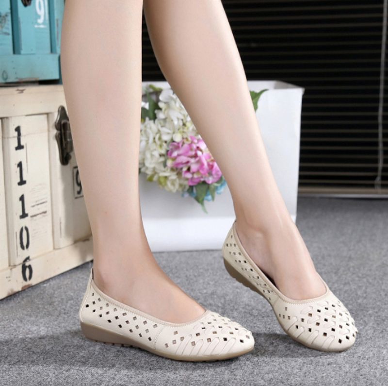 Eladia Damskie Płaskie Buty - Niebieski