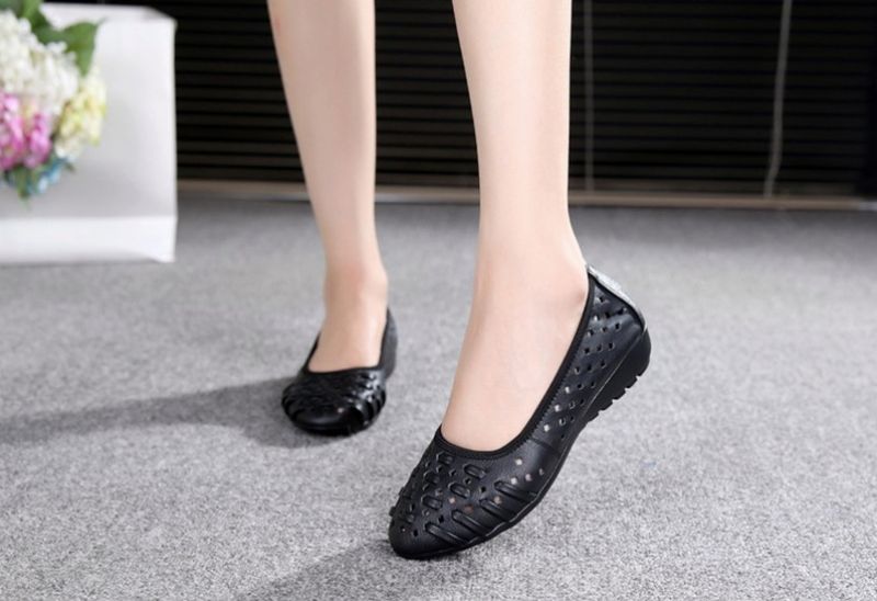 Eladia Damskie Płaskie Buty - Niebieski