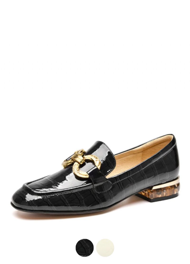 Eleanor Damskie Lakierowane Buty Typu Loafer