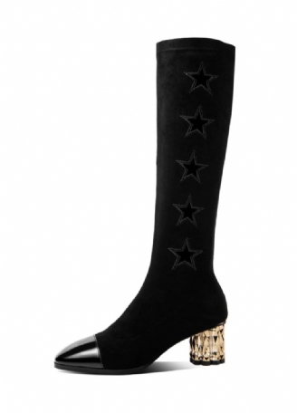 Eleganckie Zimowe Buty Damskie Do Kolan Rocha