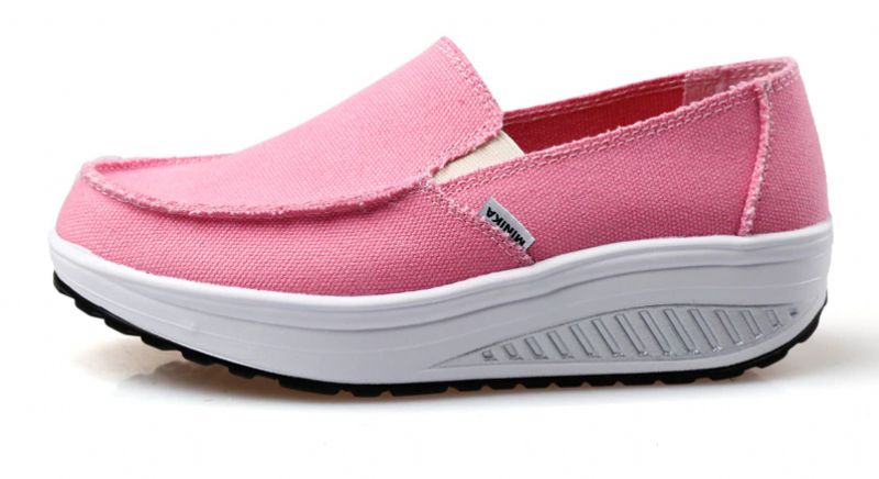 Elia Damskie Wygodne Buty Do Chodzenia Na Platformie - Lampart