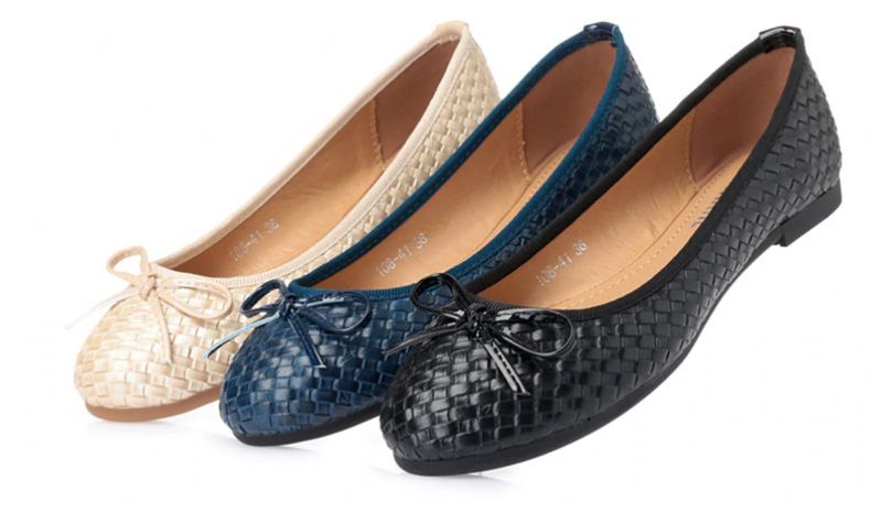 Elida Damskie Płaskie Buty - Beżowy