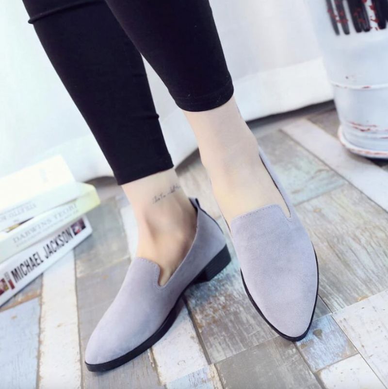 Elizabeth Damskie Buty Loafers - Czerwony