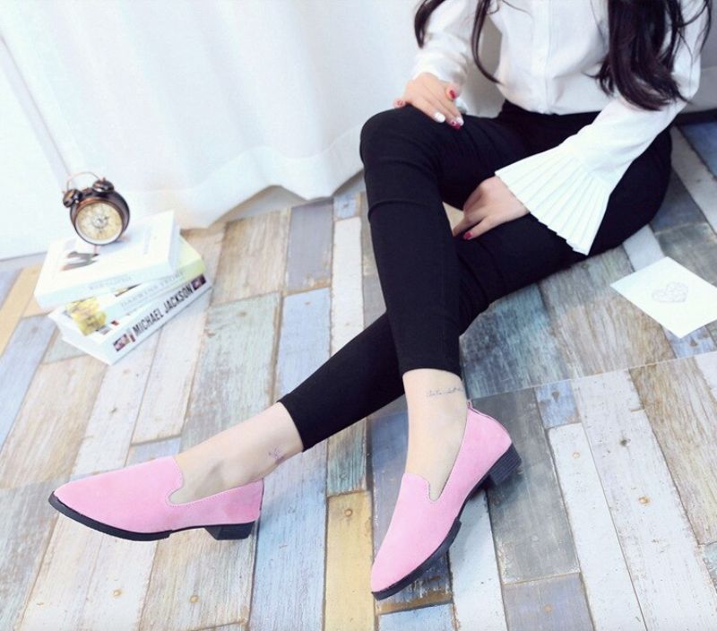 Elizabeth Damskie Buty Loafers - Czerwony