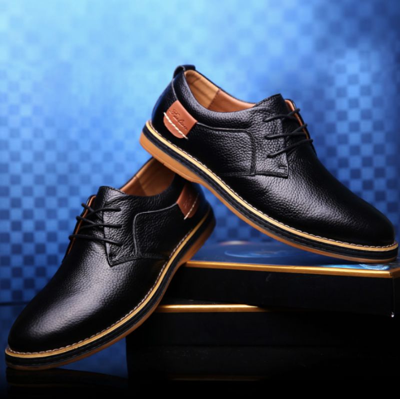 Eloi Męskie Buty Oxford - Czarny