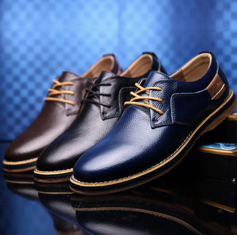 Eloi Męskie Buty Oxford - Czarny