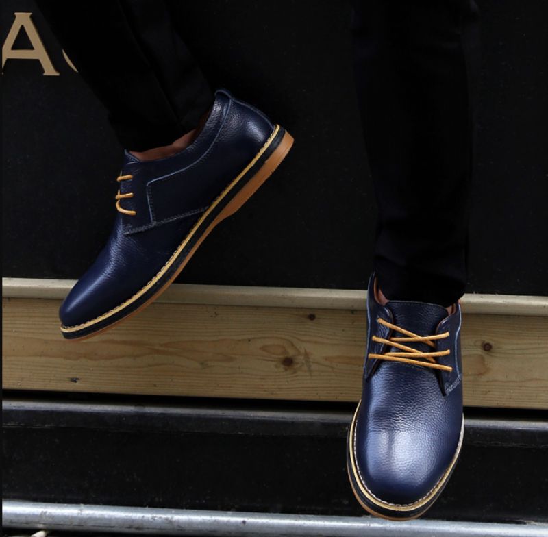 Eloi Męskie Buty Oxford - Czarny
