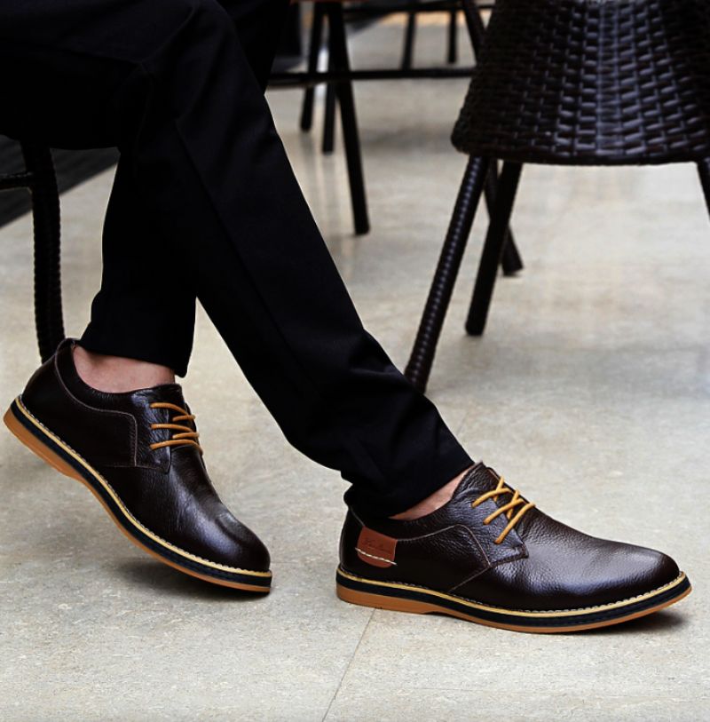 Eloi Męskie Buty Oxford - Czarny
