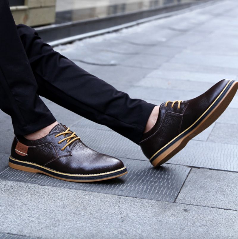 Eloi Męskie Buty Oxford - Czarny