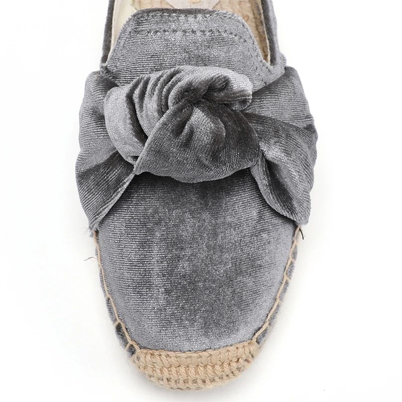 Elsa Damskie Chodaki Espadryle - Szary